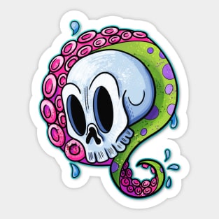 Skull 'N' Kraken Sticker